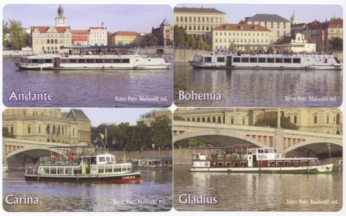 Sběratelská série kartičkových kalendáříků Parníky na Vltavě