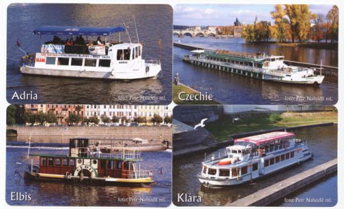 Sběratelská série kartičkových kalendáříků Parníky na Vltavě II DOPRODEJ