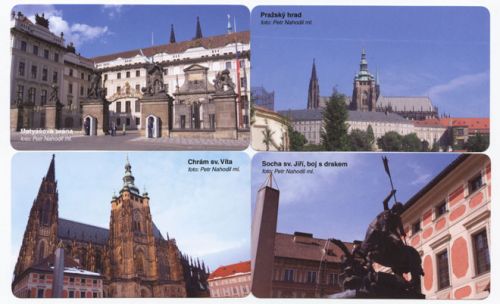 Sběratelská série kartičkových kalendáříků Toulky Prahou - Pražský hrad DOPRODEJ