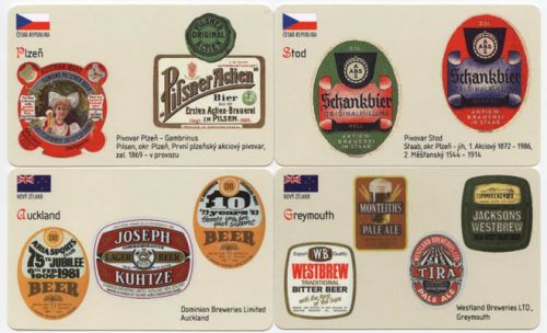 Sběratelská série kartičkových kalendáříků Naše a světové pivovary od A do Z - 25. série