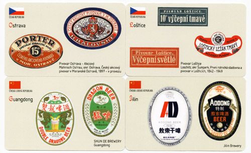 Sběratelská série kartičkových kalendáříků Naše a světové pivovary od A do Z - 28. série