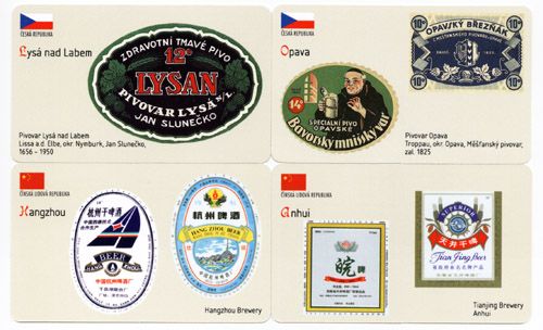 Sběratelská série kartičkových kalendáříků Naše a světové pivovary od A do Z - 29. série