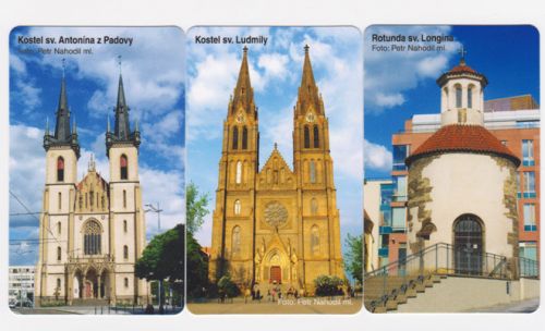 Sběratelská série kartičkových kalendáříků Toulky Prahou - Kostely II (t)