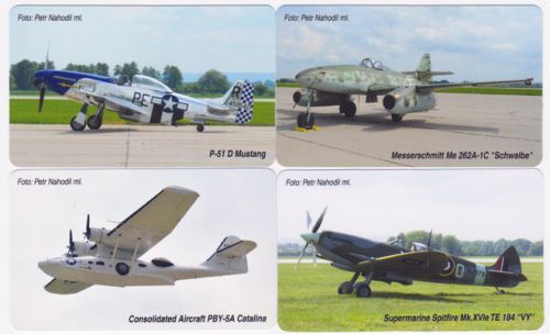 Sběratelská série kartičkových kalendáříků Letadla DOPRODEJ