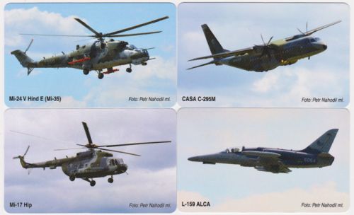 Sběratelská série kartičkových kalendáříků Vzdušné síly AČR DOPRODEJ