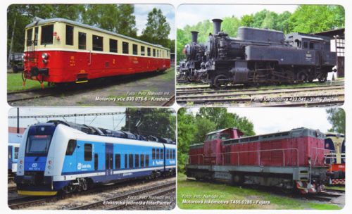 Sběratelská série kartičkových kalendáříků Lokomotivy VII (t)