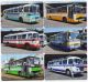 Sběratelská série kartičkových kalendáříků Autobusy II (t) 