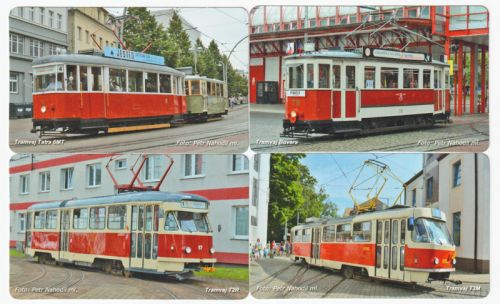 Sběratelská série kartičkových kalendáříků Liberecké tramvaje